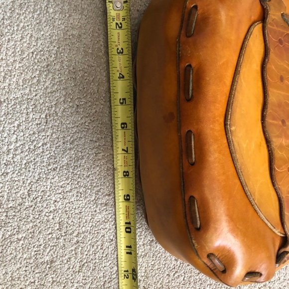 Vintage boho leather shoulder bag - Picture 11 of 11